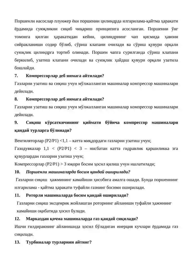 Поршенли насослар 2
