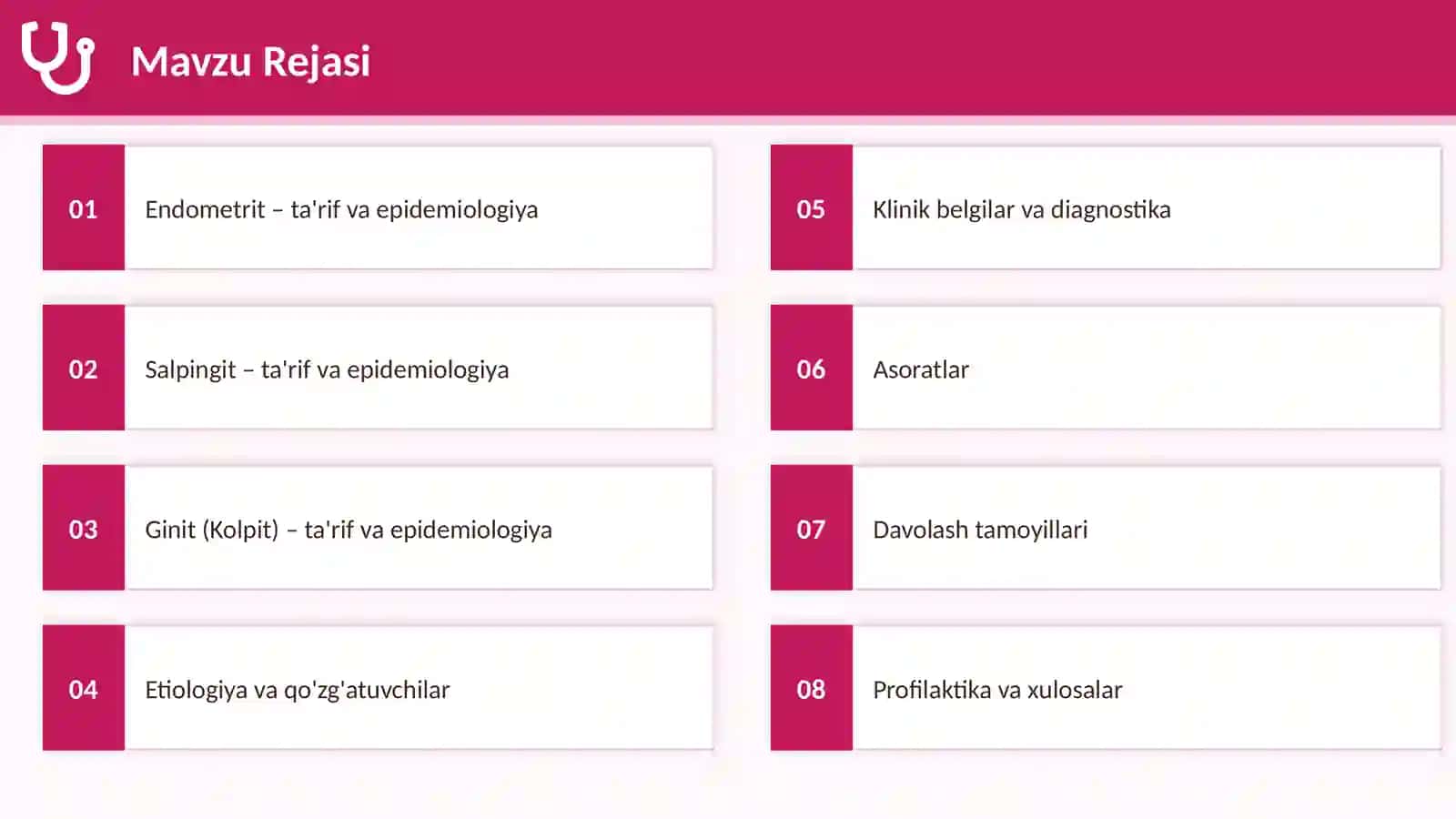Endometrit – Ta'rif va Epidemiologiya 2