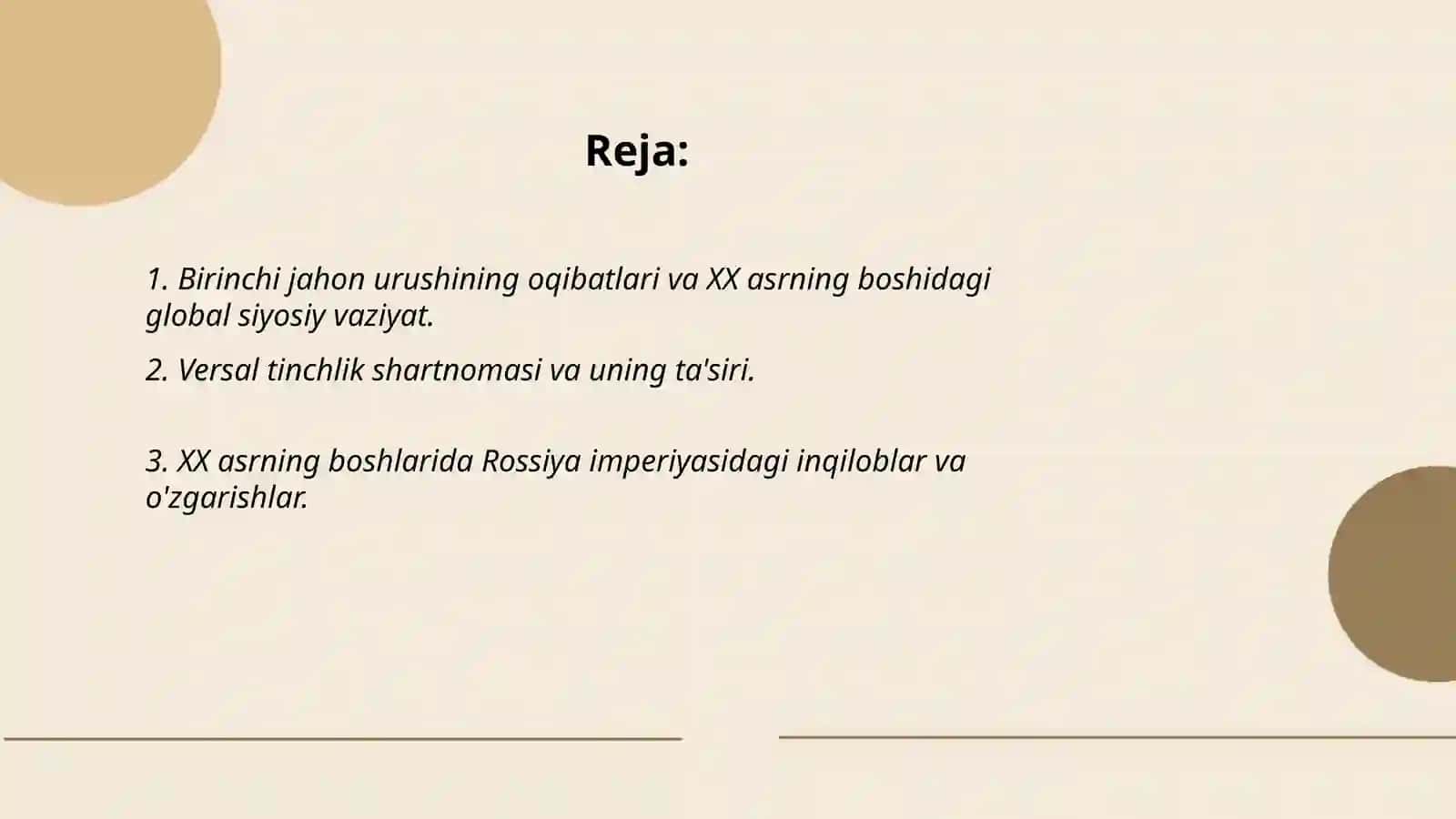 XX asrning 20-30-yillarida tarix fani 2