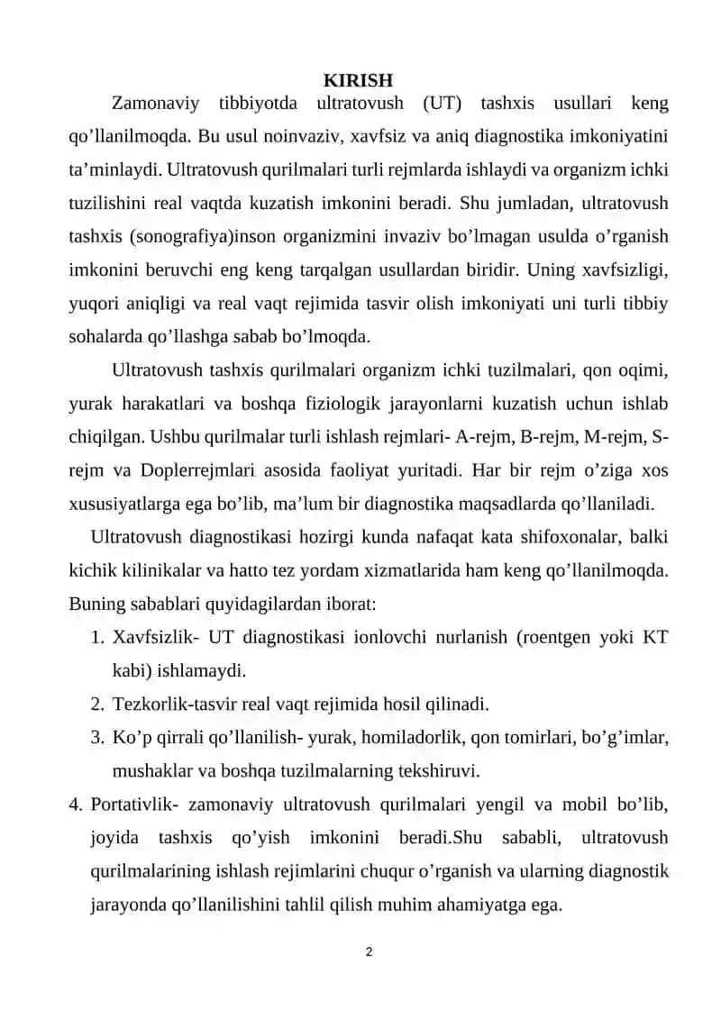 Ultratovush tashxis qurilmalari 2