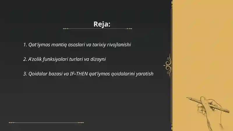 Qat'iymas Mantiq Asoslari 2
