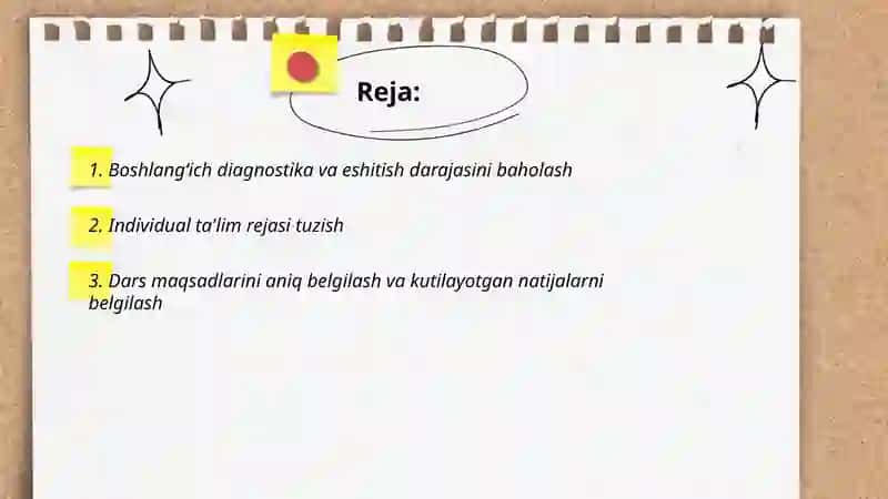 Ona tili darsini tashkil etish bosqichlari 2