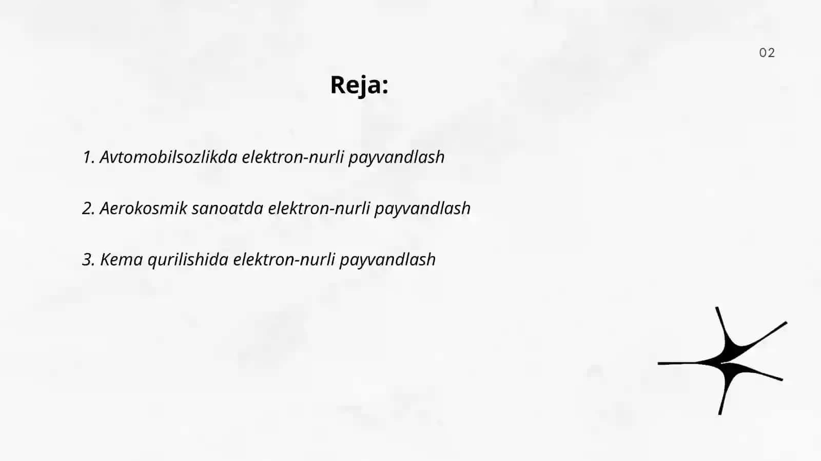 Elektron-nurli payvandlash ishlatilish soxalari 2