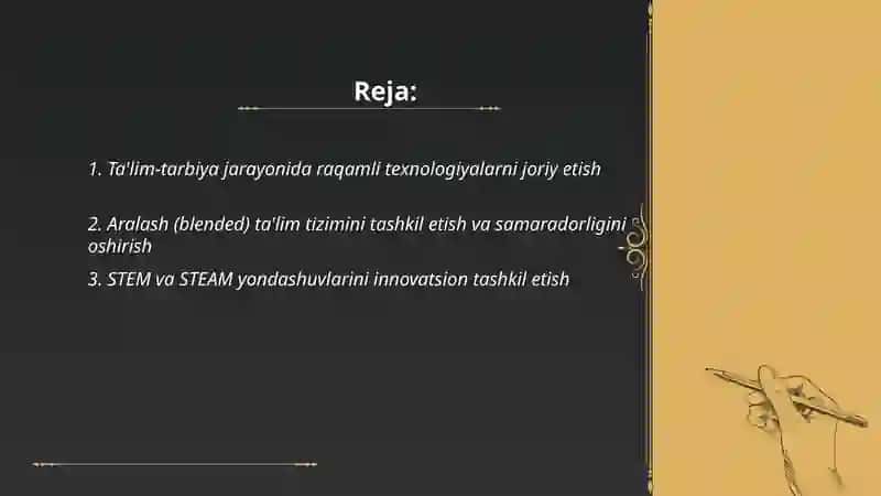 Ta'lim-tarbiya jarayonini innovatsion tashkil etish 2