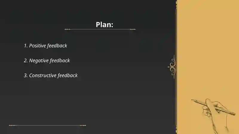 Types of feedback 2