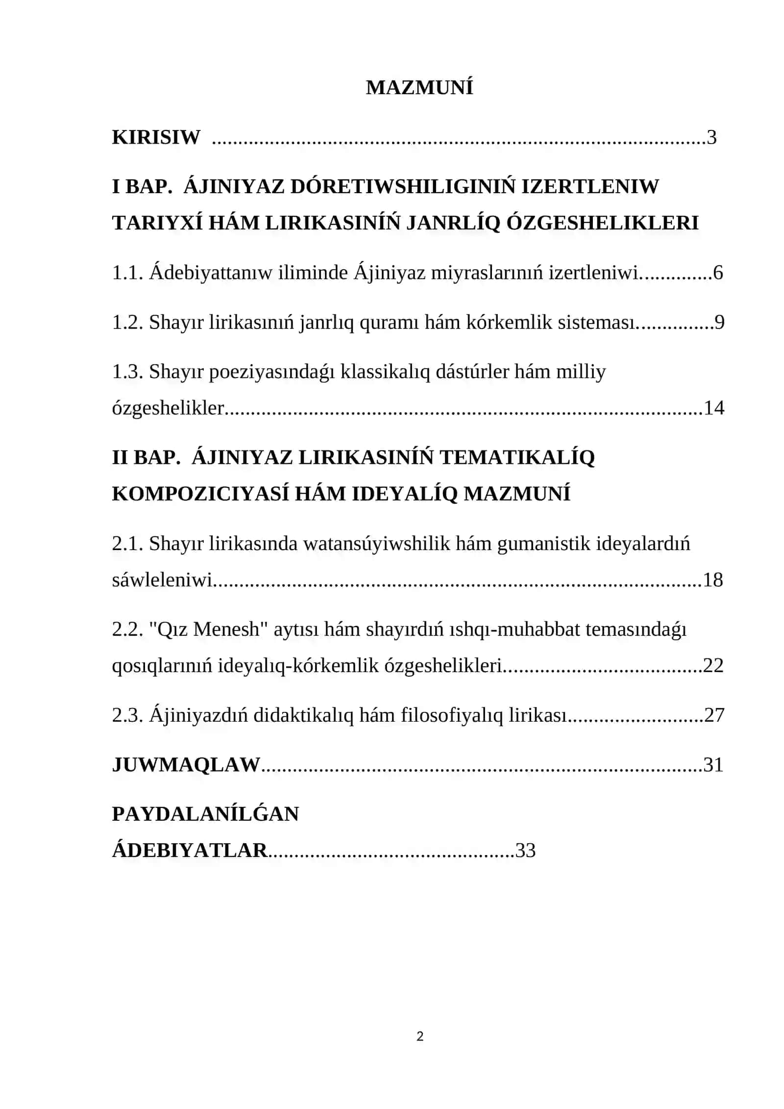 QARAQALPAQ ÁDEBIYATÍ KAFEDRASÍ 2