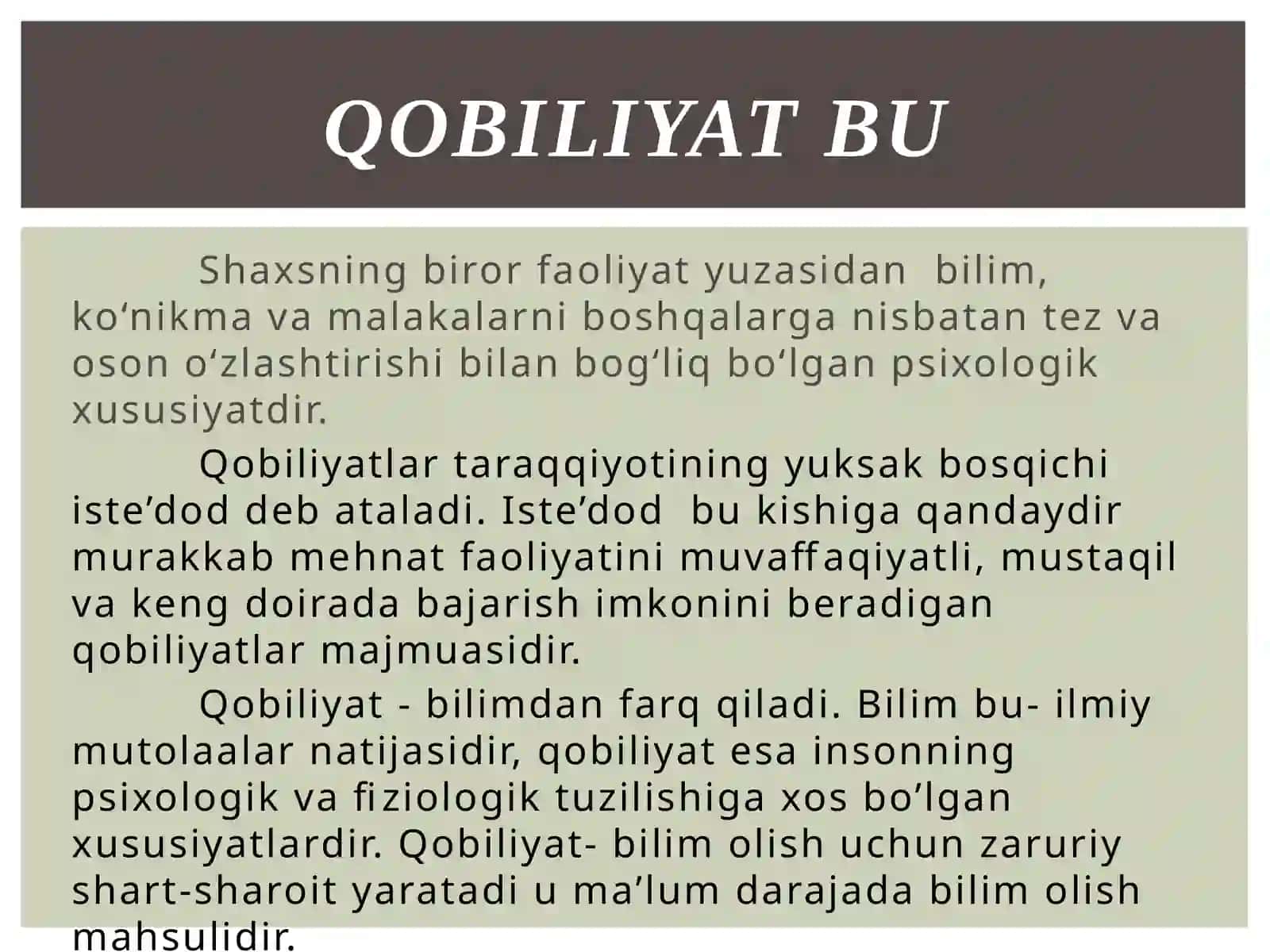 O’qituvchifaoliyatidapedagogikqobilyatlar 2