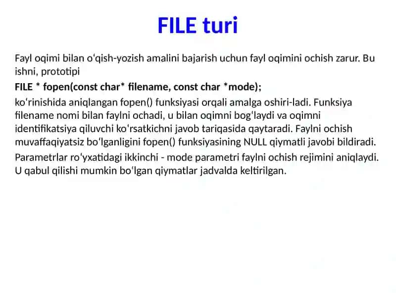 C++ tilida fayldan o‘qish-yozish funksiyalari 2
