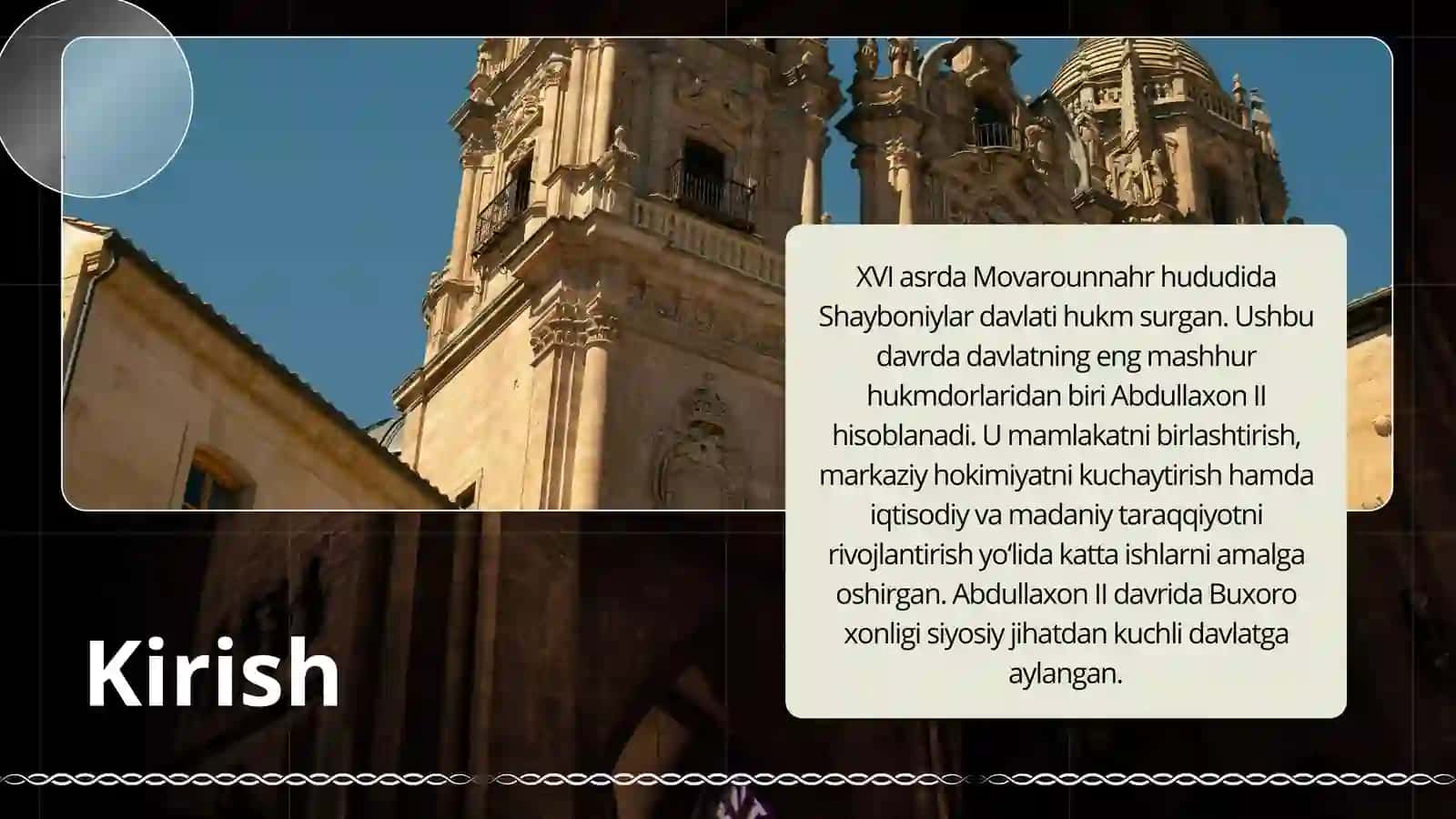 Abdullaxon II ning ichki va tashqi siyosati 2