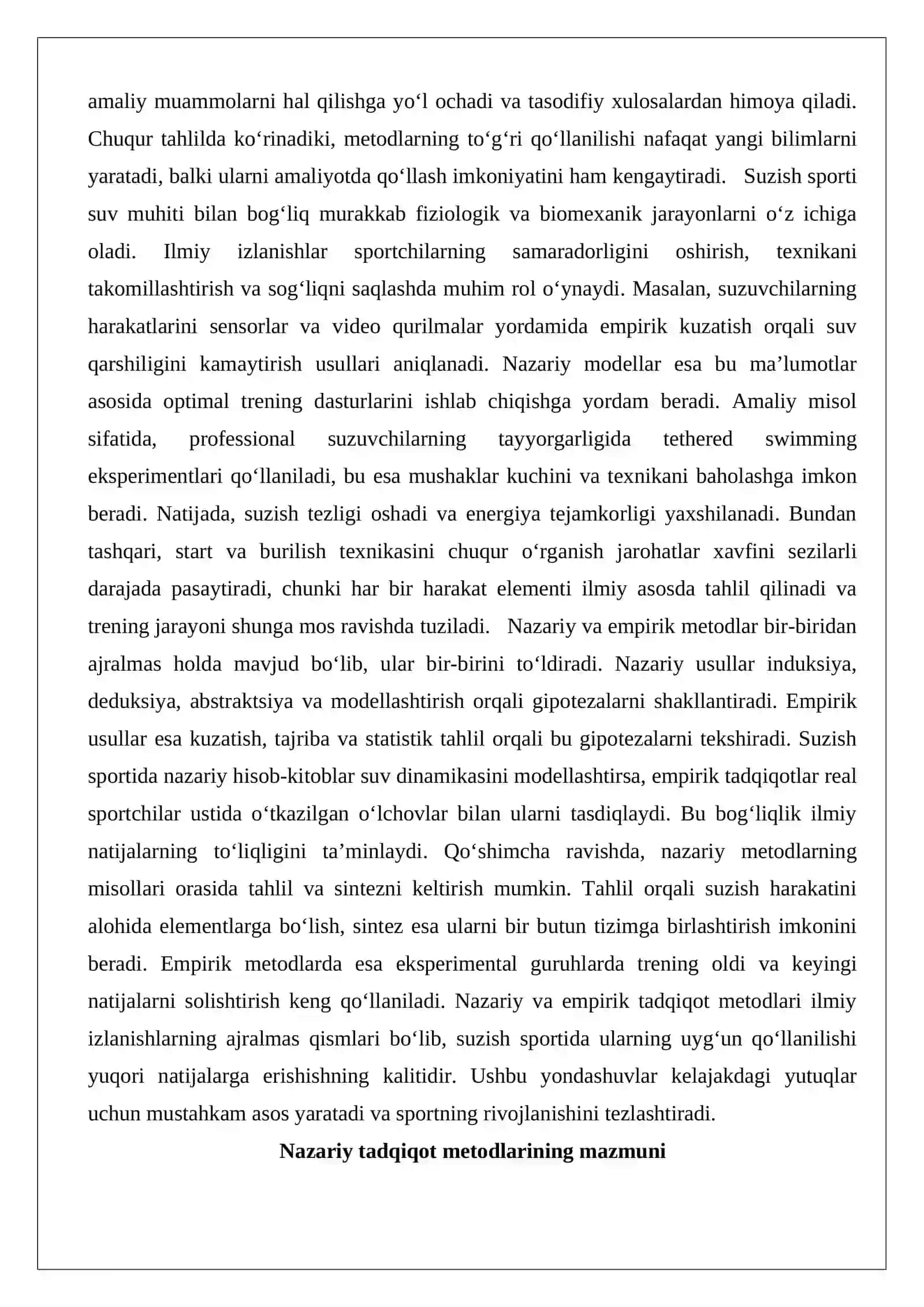 Tadqiqot metodlari: nazariy va empirik 2