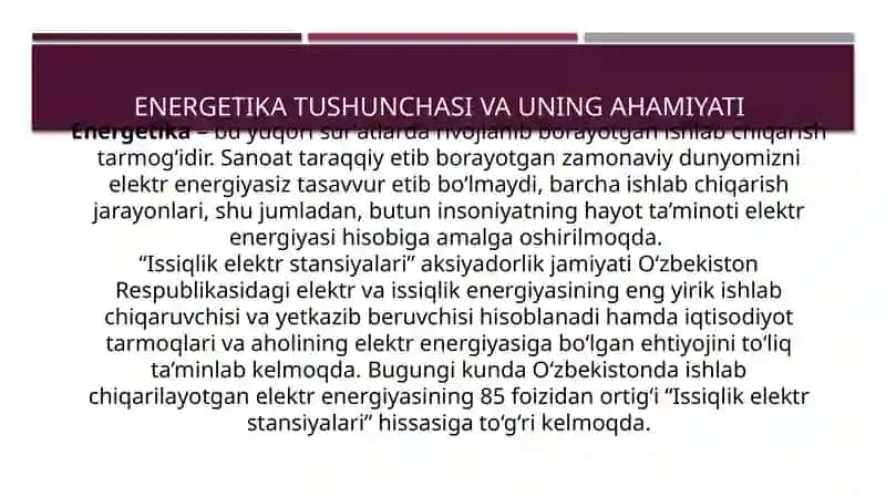 Energetikava atrof-muhit 2