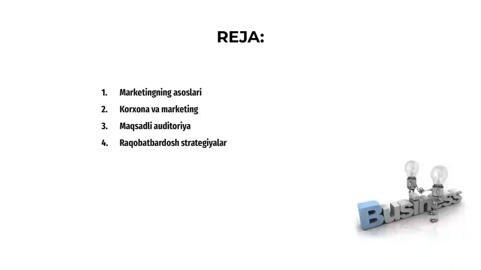 Korxonada marketingning ro'li 2
