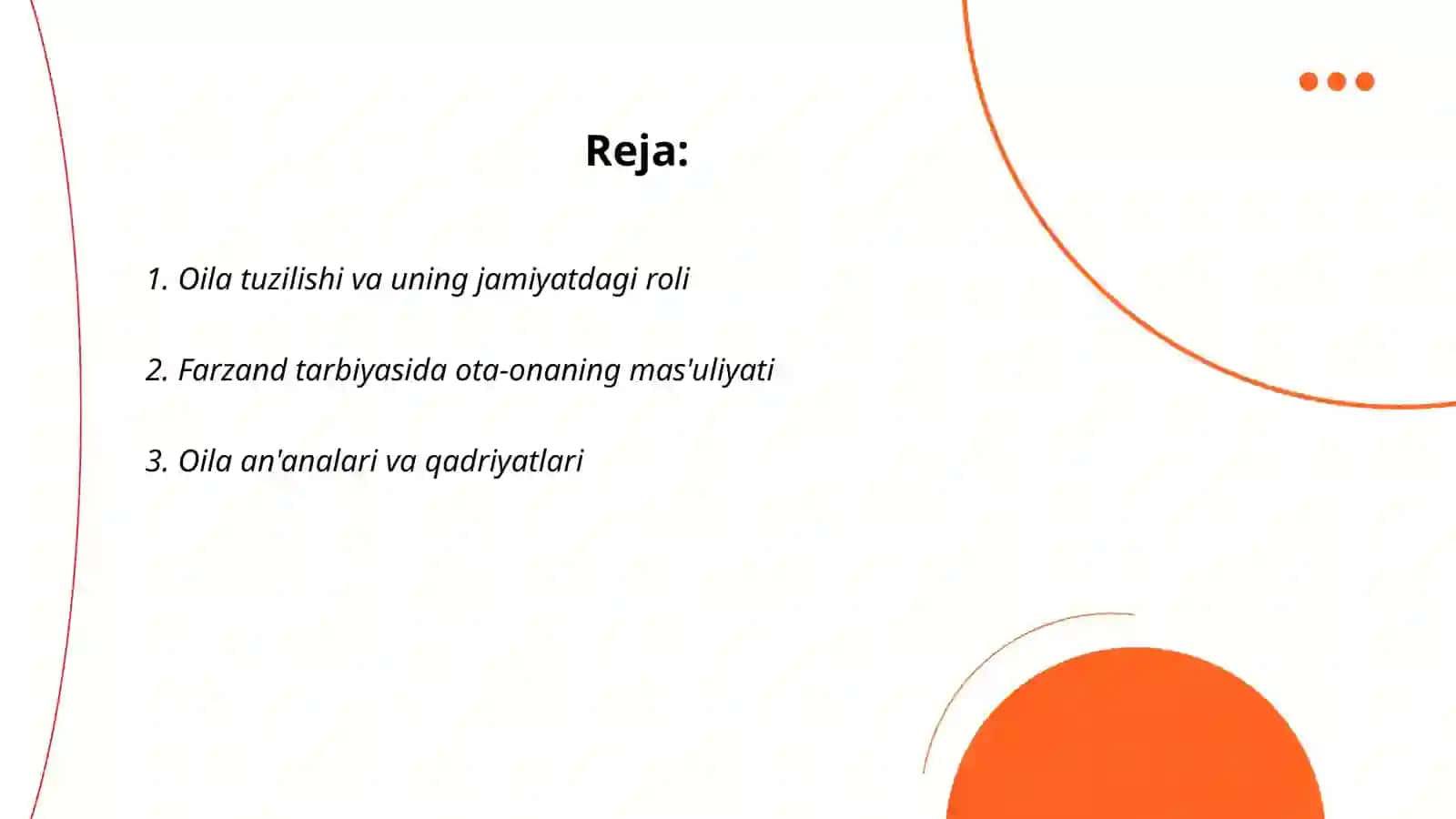 Oila tarbiyasi 2