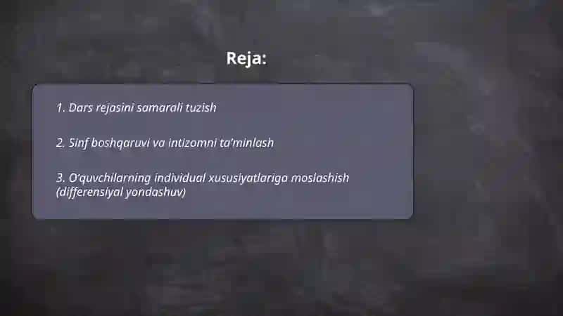 Oʻqituvchining pedagogik mahorati 2