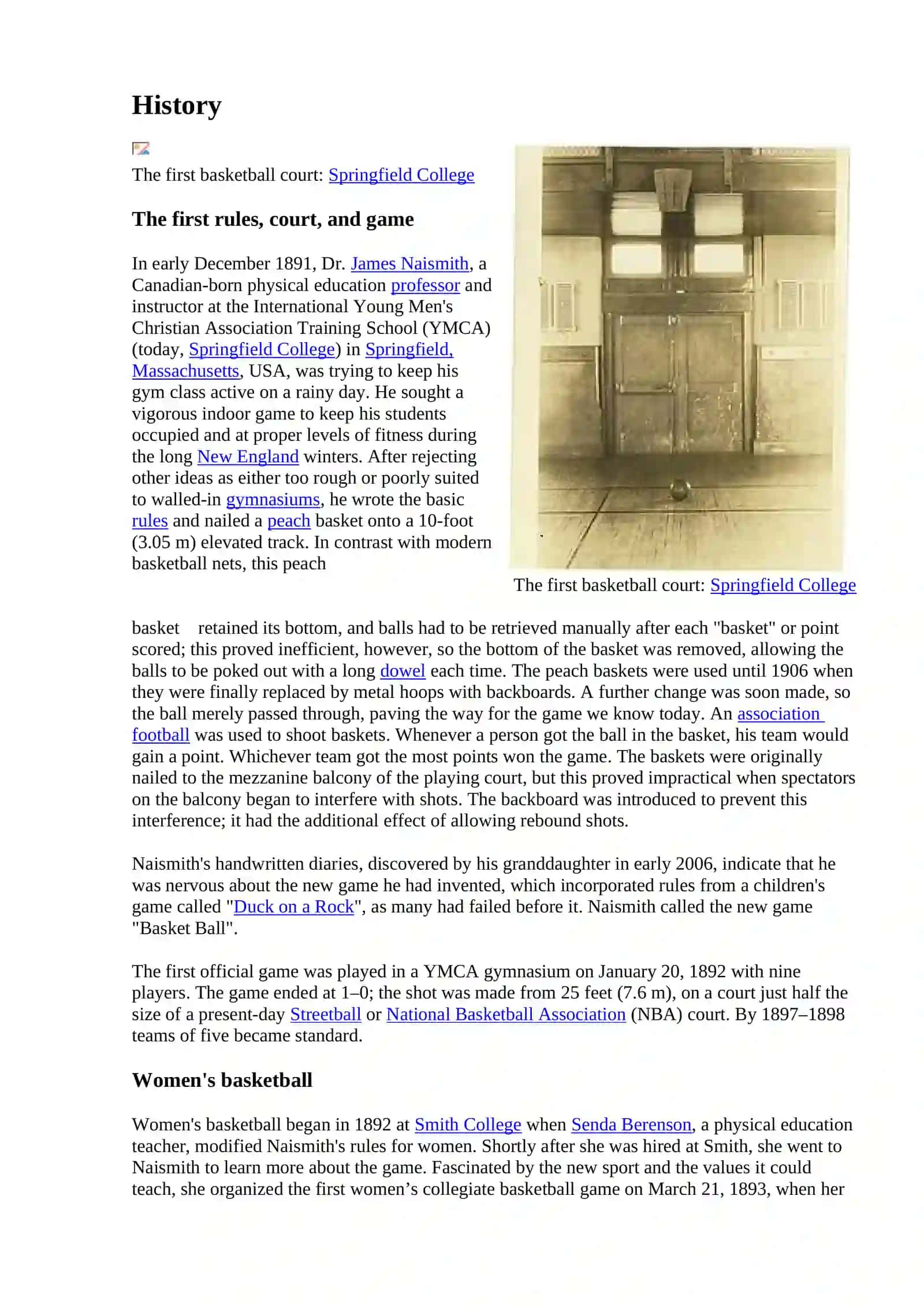 Basketball History 2
