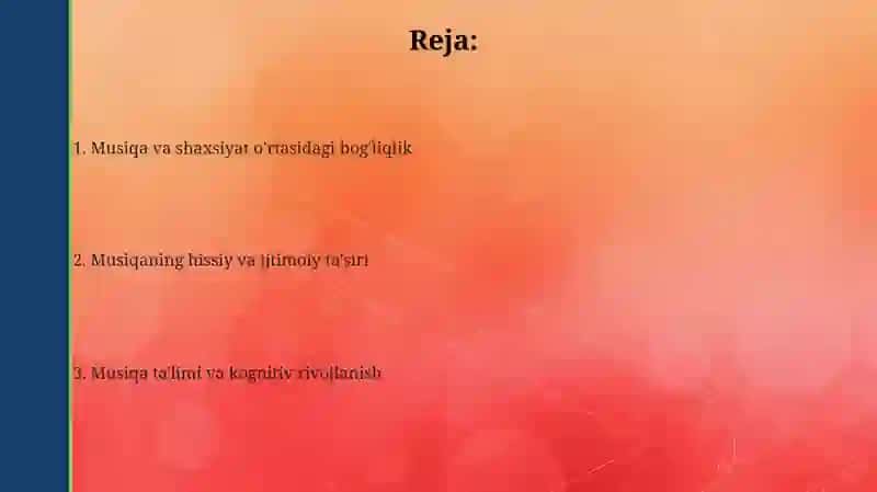 Musiqa va shaxsiyat 2