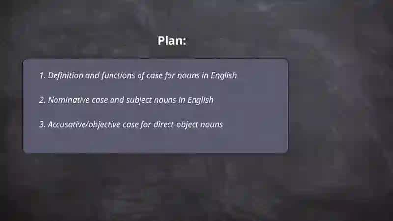 The Grammatical Category Of Case Of Nouns 2
