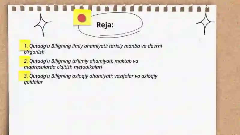 Qutadg'u bilig asarlarining ilmiy, ta'limiy va axloqiy ahamiyati 2
