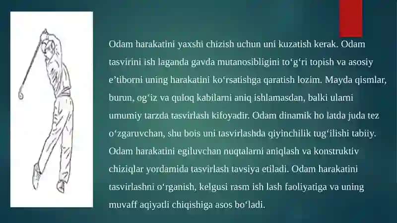 HARAKATDAGI ODAM TASVIRINI ISHLASH 2