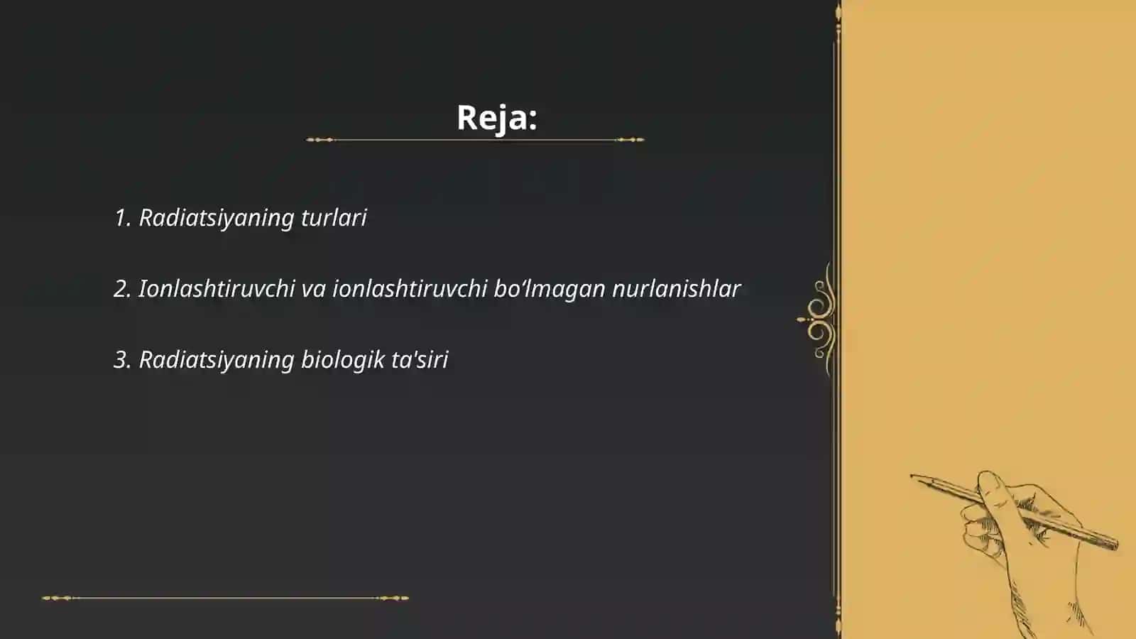 Radiatsiyadan himoyalanish 2