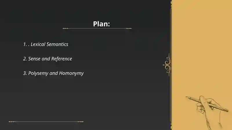 The structure of word meaning 2