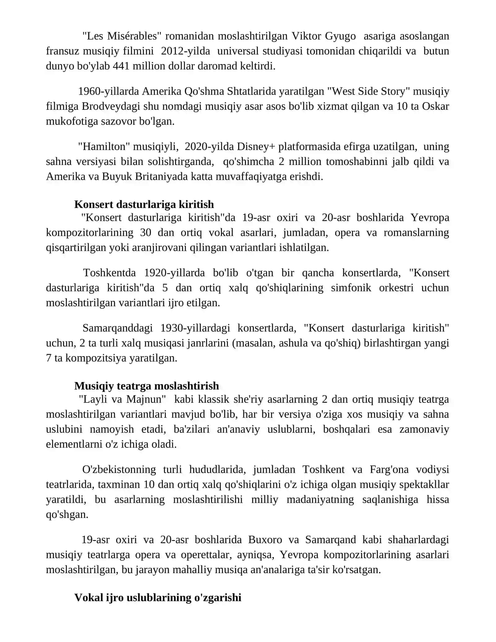 Opera va operetta adaptatsiyalari 2