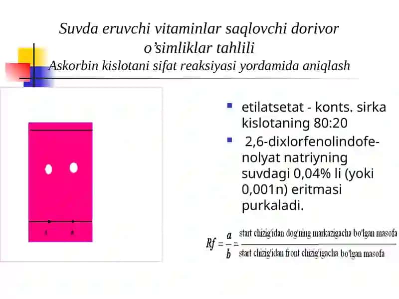 Suvda eruvchi vitaminlar B guruh va S vitamin 2