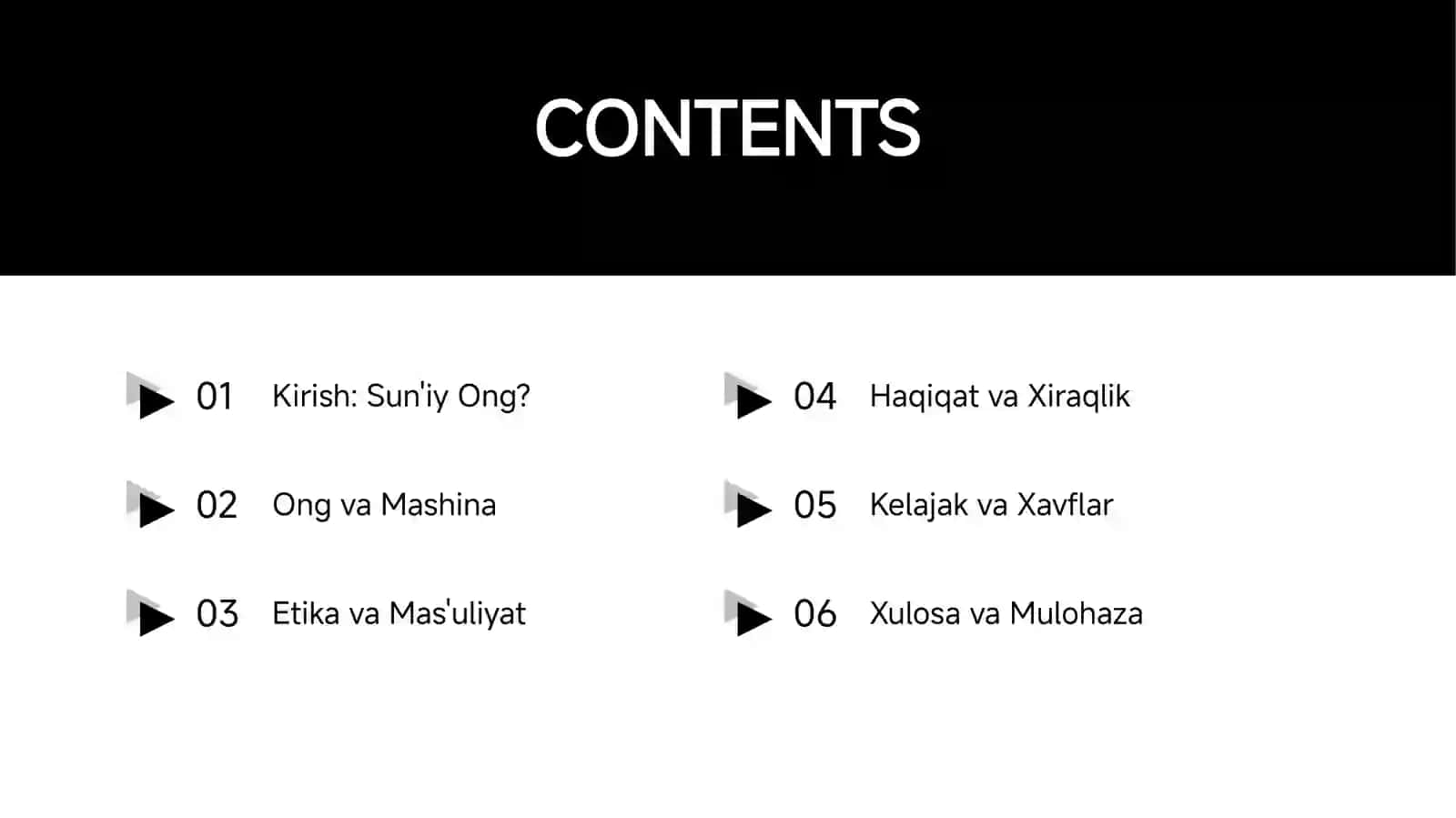 Sun'iy Ong va Haqiqat: Sun'iy Ong falsafasi 2