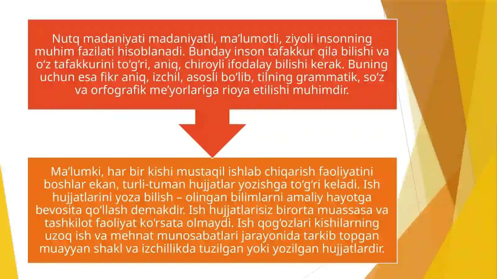 Kasbga oid hujjat namunalari bilan ishlash (tavsiyanoma) 2
