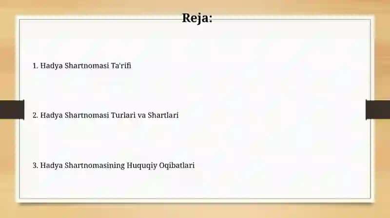 Hadya shartnomasi 2