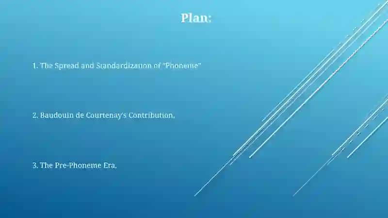 The Spread and Standardization of "Phoneme" 2