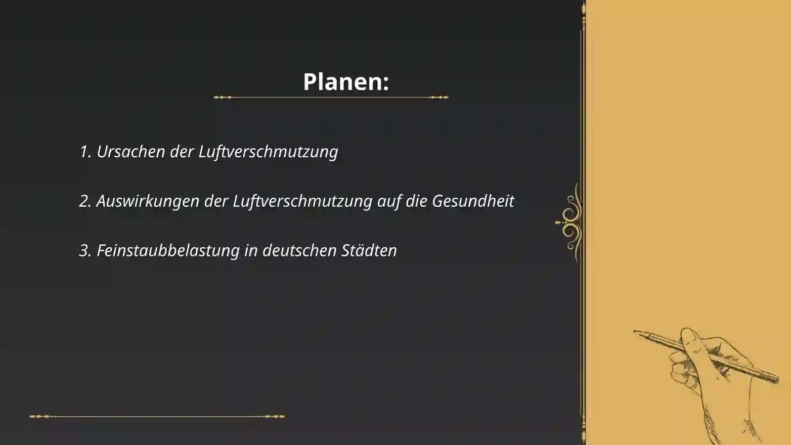 Luftverschmutzung in Deutschland 2