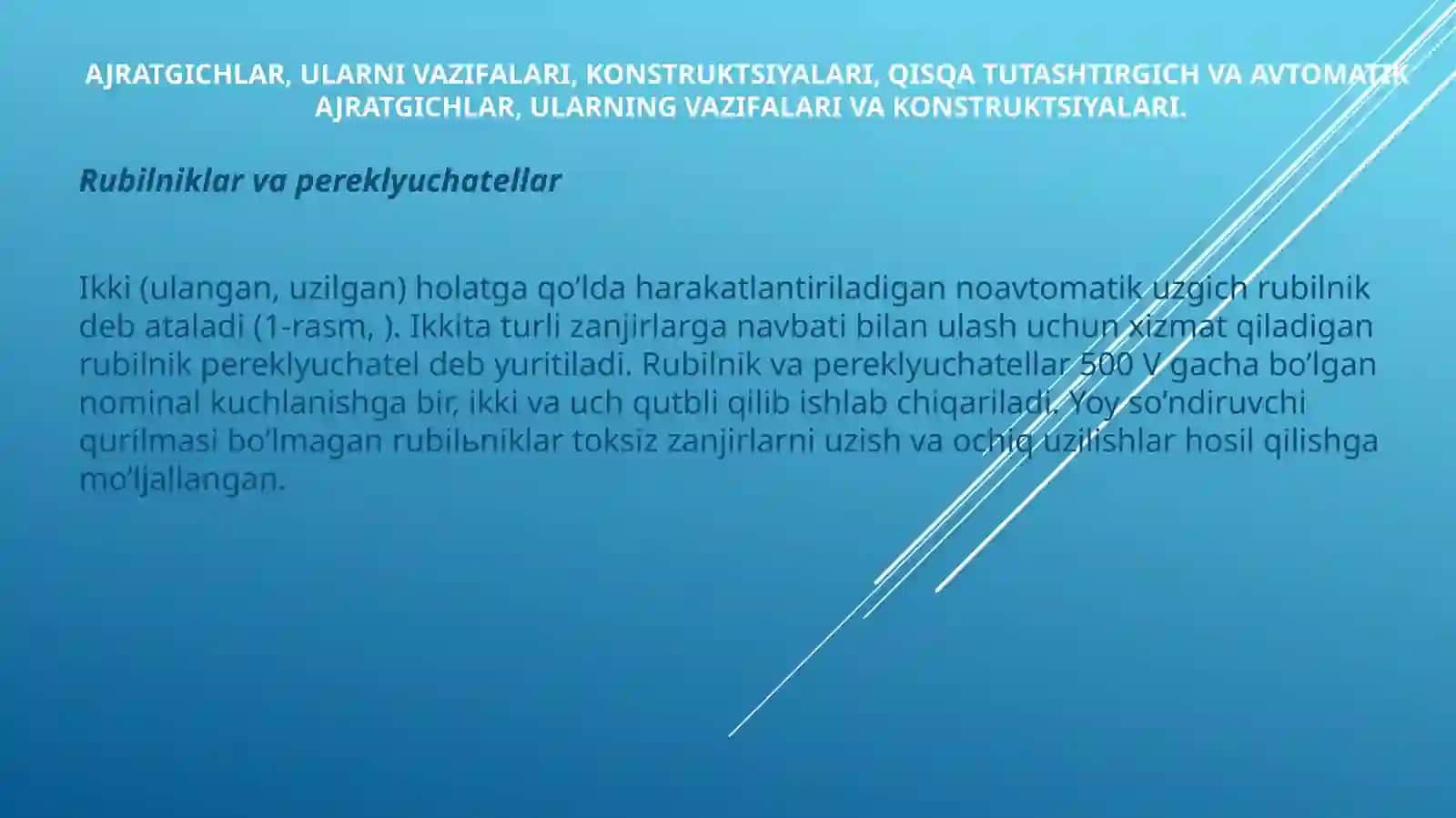 Ajratk ichl ar 2