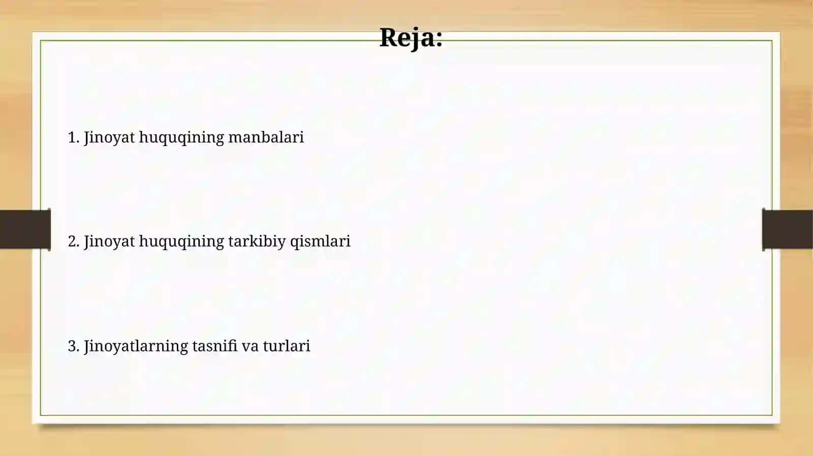 Jinoyat huquqi tarkibi 2