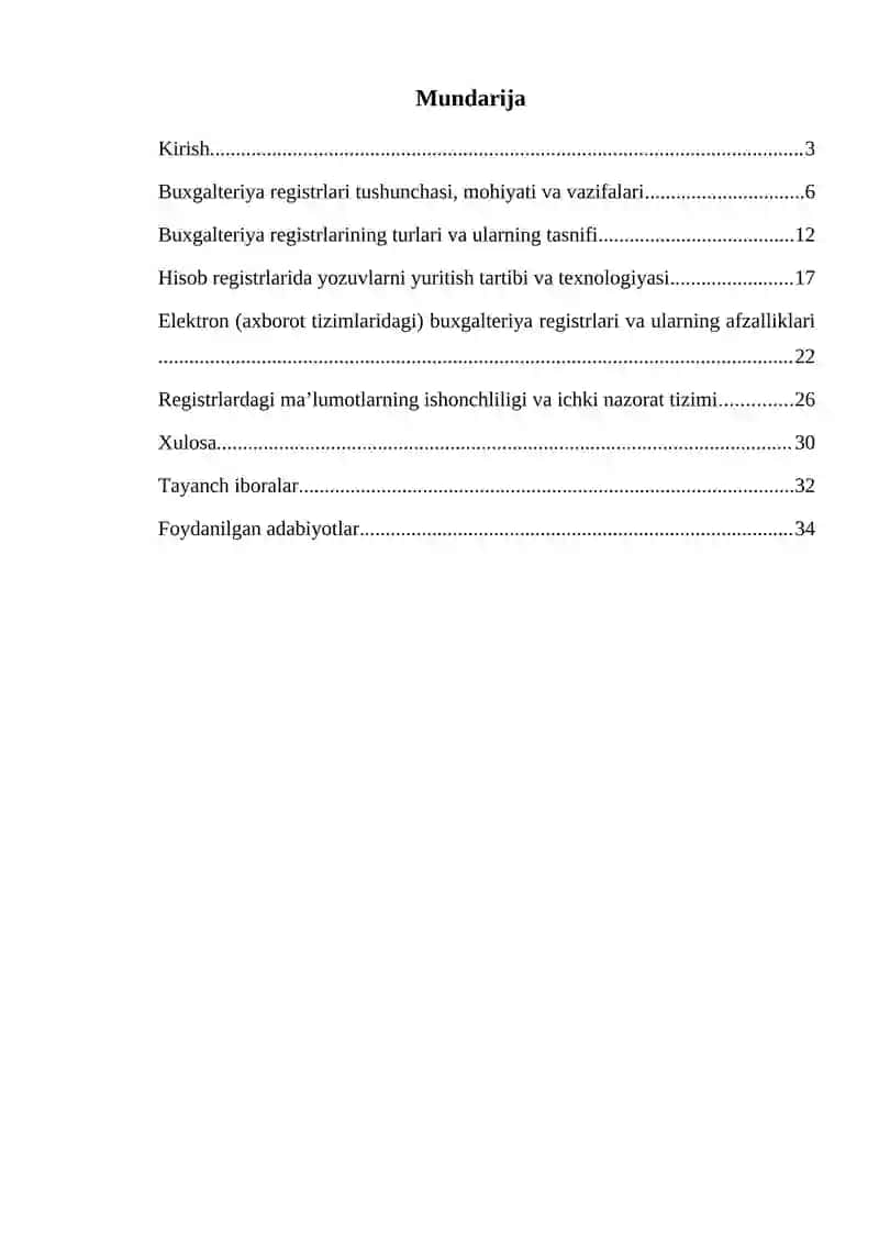 Buxgalteriya hisobining registrlari 2
