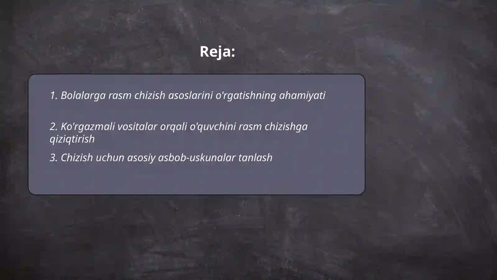 Bolalarga rasm chizish asoslarini o'rgatishning ahamiyati 2