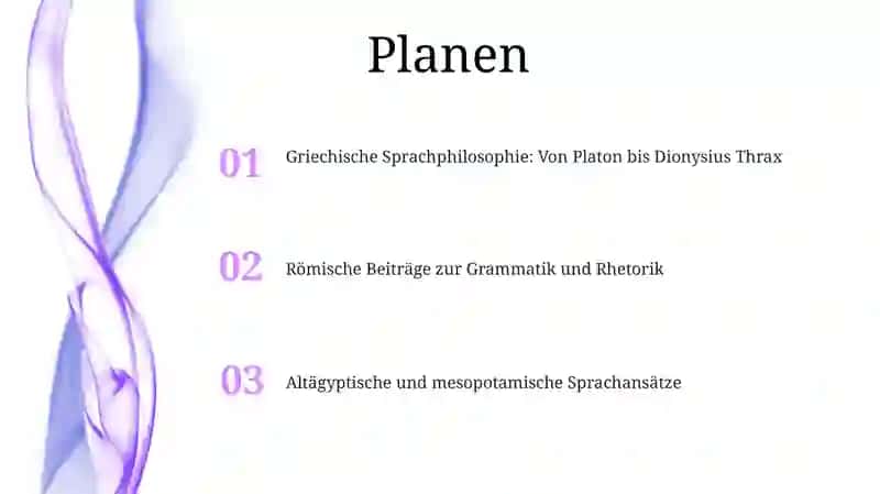Römische Linguistik: Varro und Priscian 2