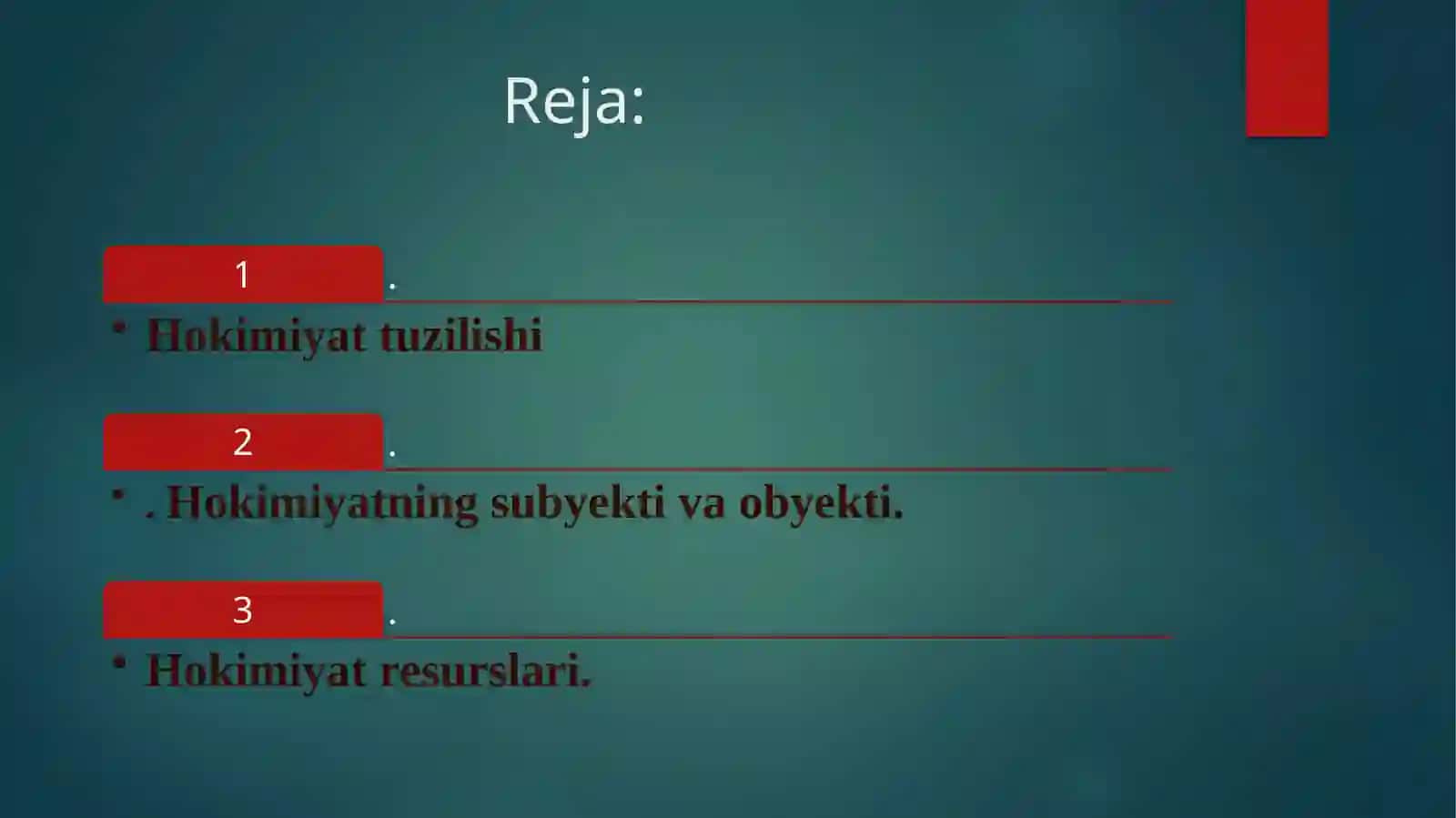 Hokimiyat tuzilishi 2