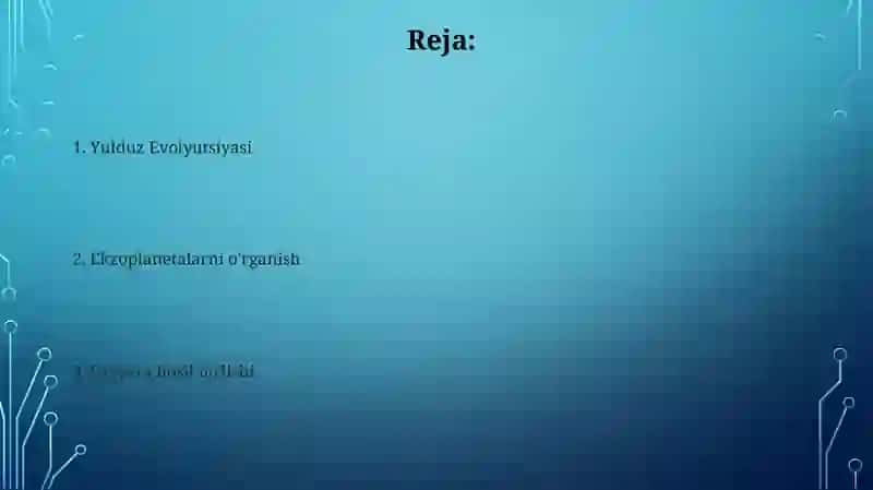 Yulduzlar tasnifi 2