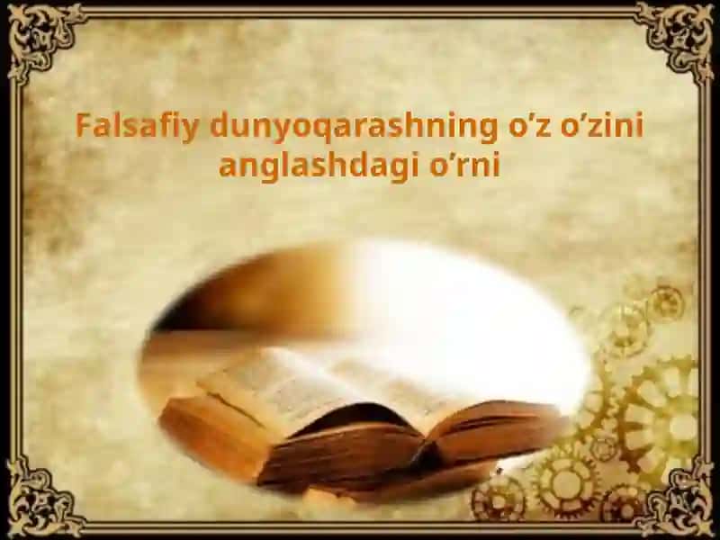 Falsafiy Dunyoqarash 2