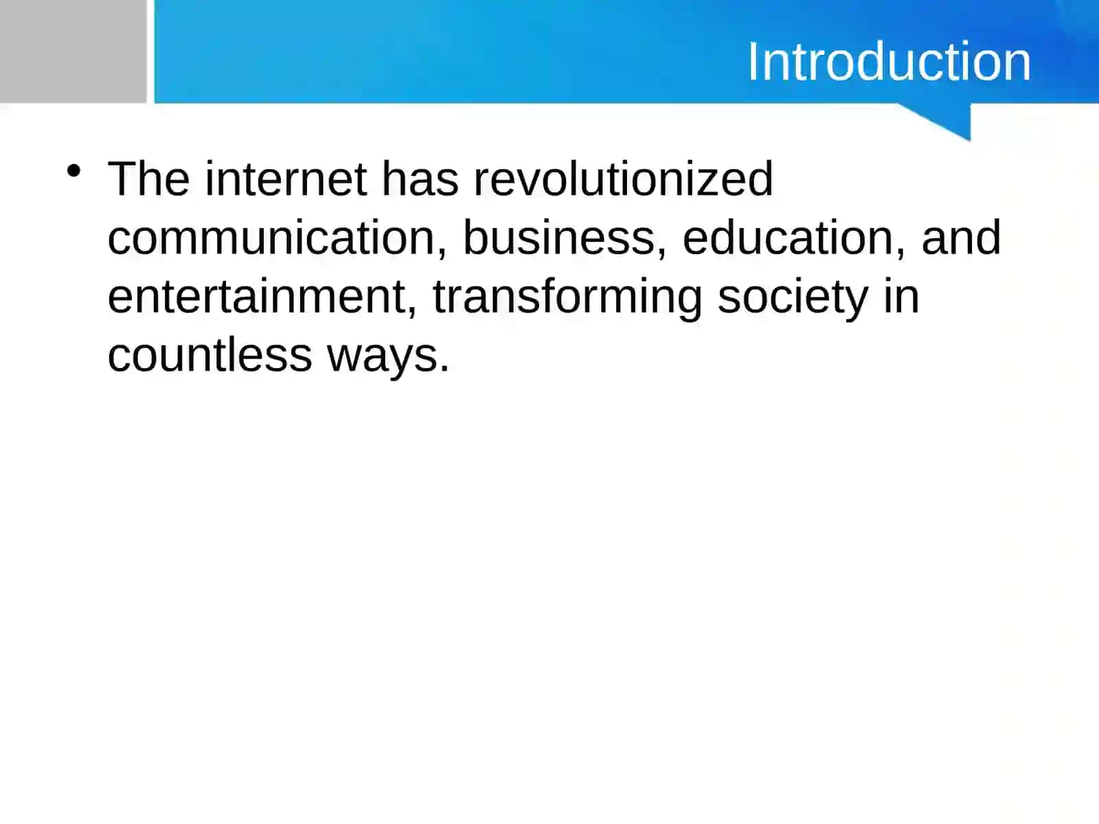 Internet Impact on Society 2
