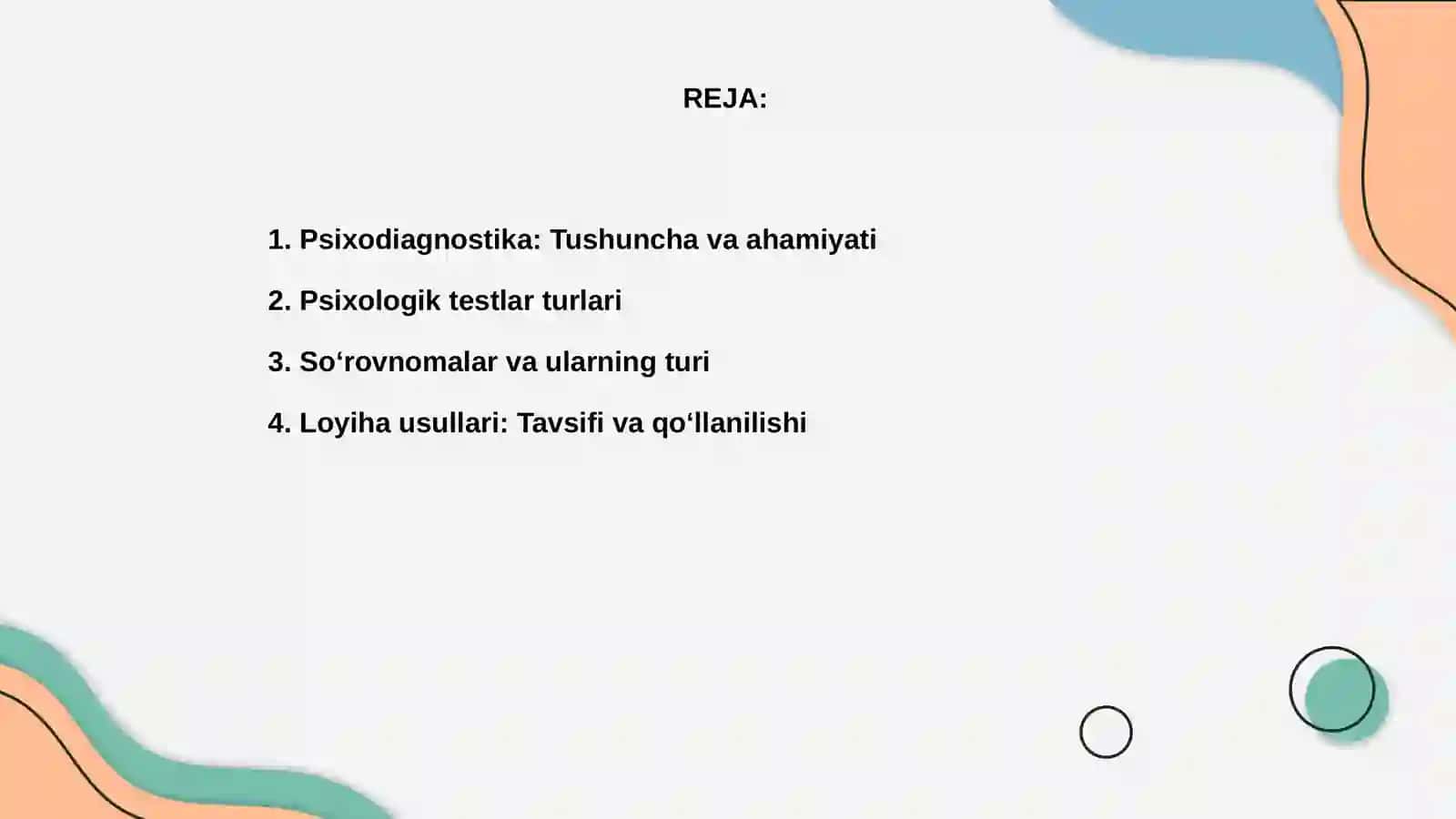 Psixodiagnostika metodlari va ulardan foydalanish 2