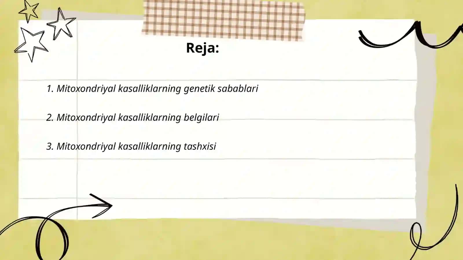 Mitoxondriyal kasalliklar 2