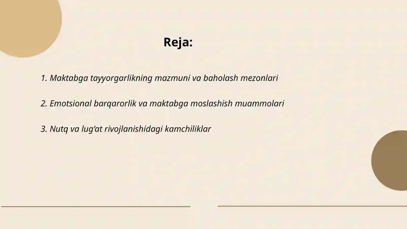 Maktabga tayyorgarlik muammosi 2