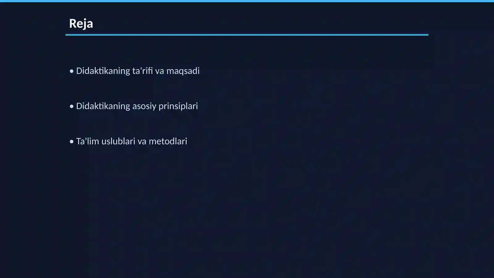 Didaktika haqida tushincha 2