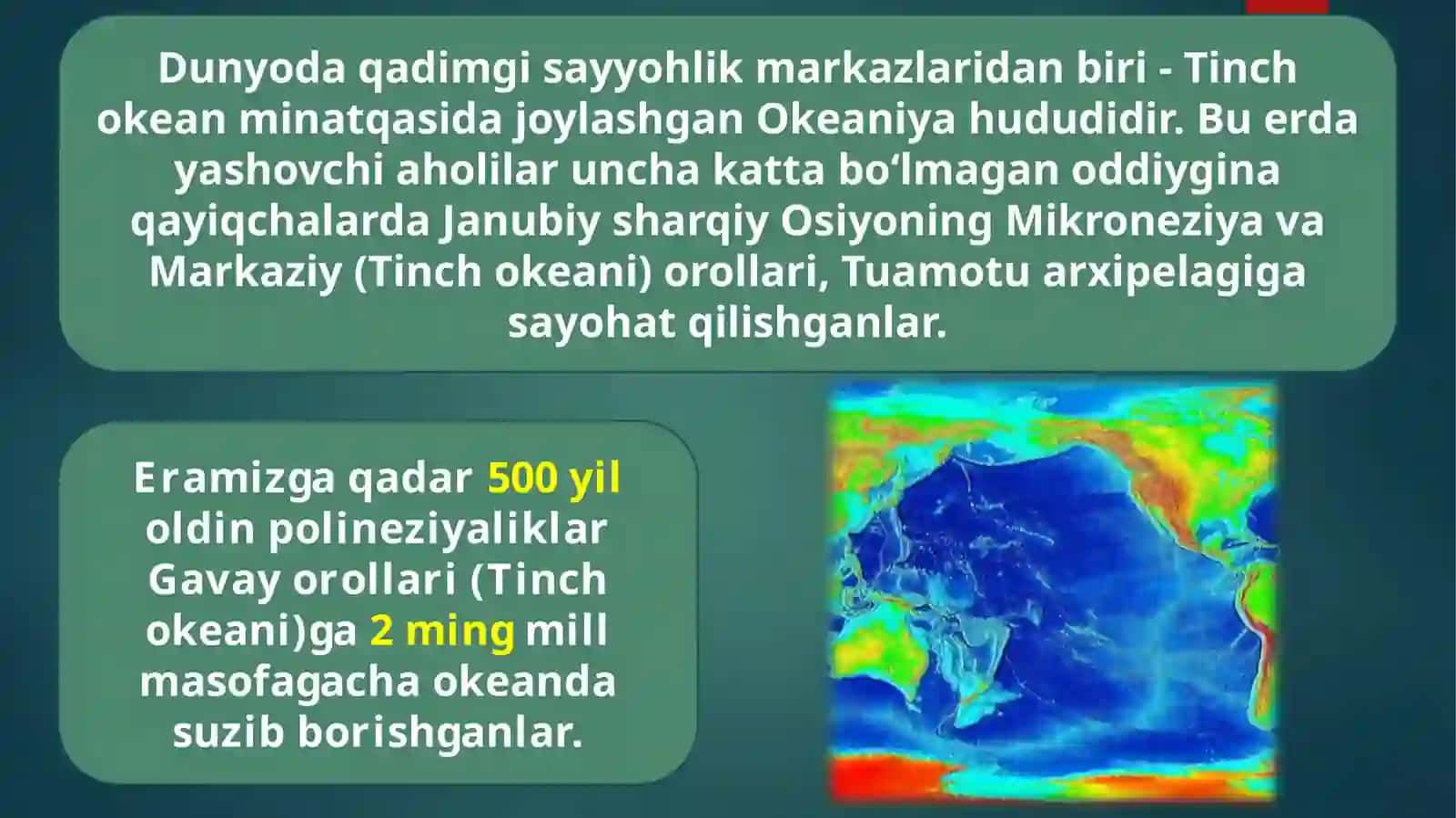 Xalqaro turizm rivojlanishining asosiy tendensiyalari 2