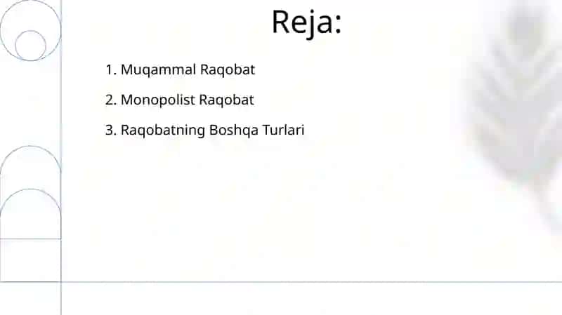 Monopolistik raqobat 2