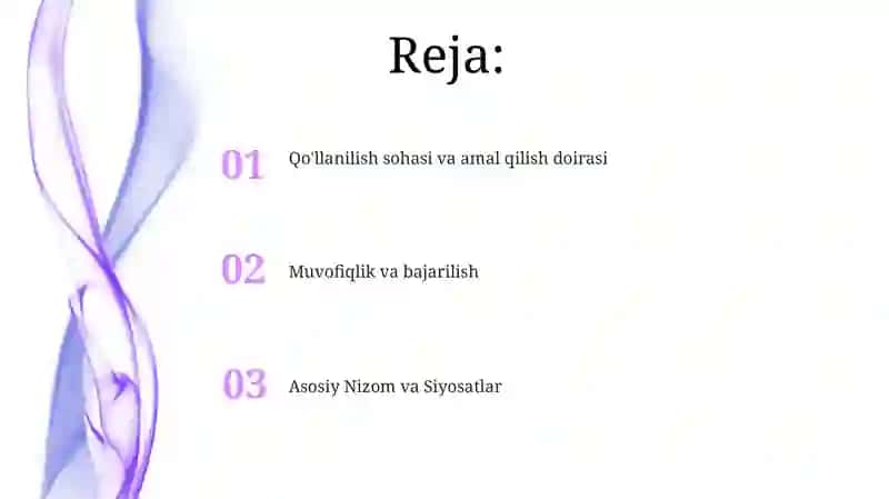 Tashkilotda vazifalarni bajarish qonuniyatlari 2