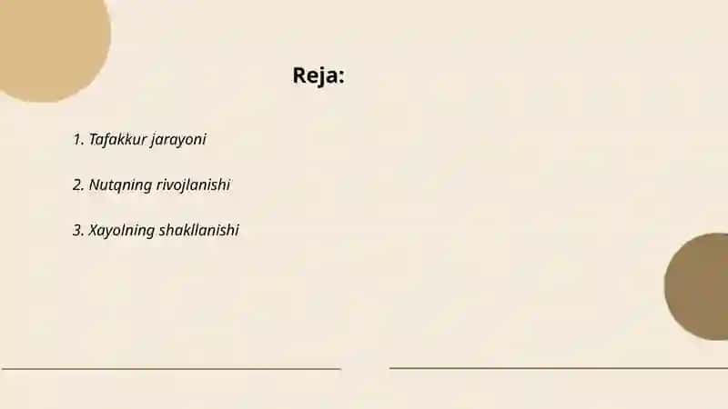 Tafakkur nutq va xayol psixologiyasi 2