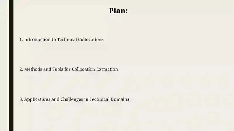 Searching for collocations from the texts related to technical realm 2